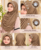MEHAR Riya Hijab for Girls - Breathable