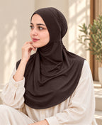 [PILOT] MEHAR HIJAB Najla Ninja Cap for Women - Bamboo Modal Lycra, 6 Neutral Shades