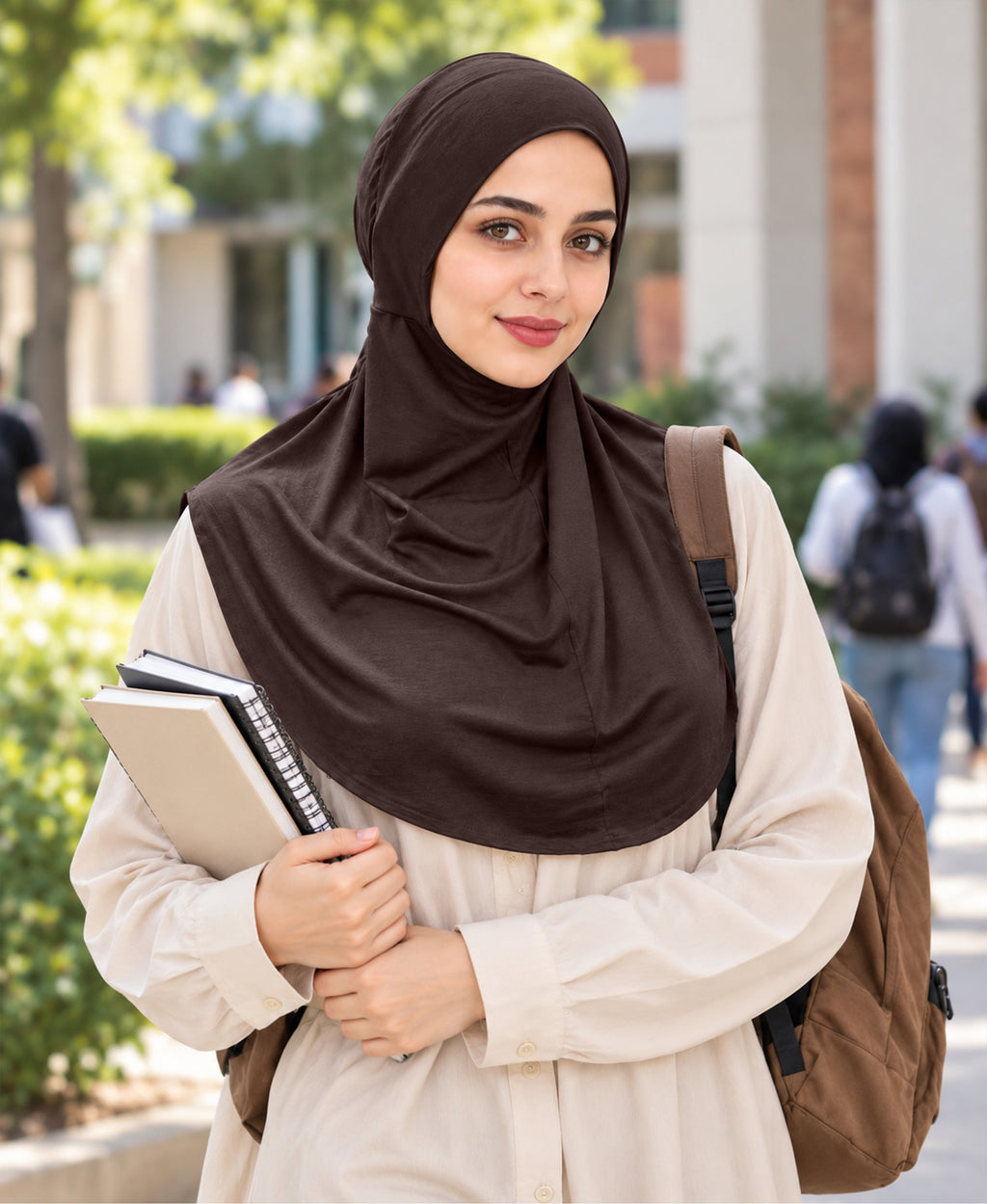 [PILOT] MEHAR HIJAB Najla Ninja Cap for Women - Bamboo Modal Lycra, 6 Neutral Shades