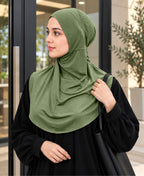 [PILOT] MEHAR HIJAB Najla Ninja Cap for Women - Bamboo Modal Lycra, 6 Neutral Shades