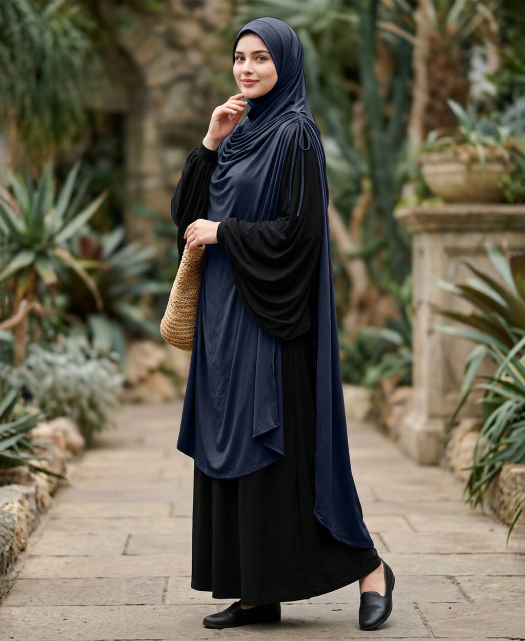 MEHAR HIJAB Ulema Long Hijab for Women - Polycotton, Breathable