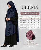 MEHAR HIJAB Ulema Long Hijab for Women - Polycotton, Breathable