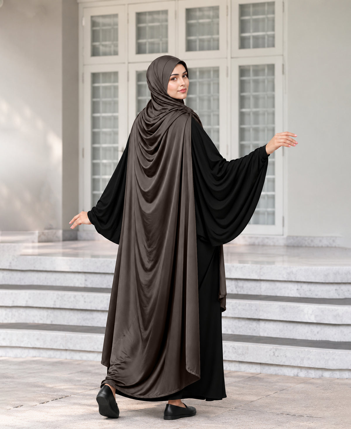 MEHAR HIJAB Ulema Long Hijab for Women - Polycotton, Breathable