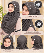 MEHAR Riya Hijab for Girls - Breathable