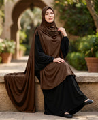 MEHAR HIJAB Ulema Long Hijab for Women - Polycotton, Breathable
