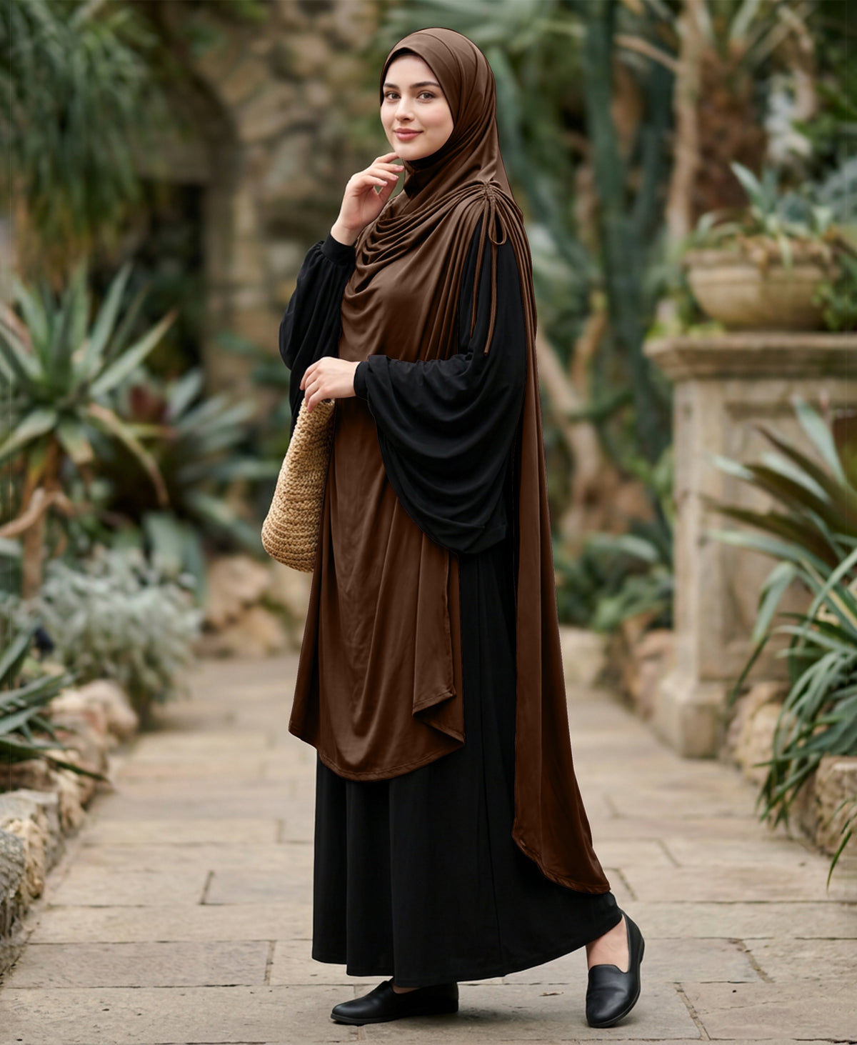 MEHAR HIJAB Ulema Long Hijab for Women - Polycotton, Breathable