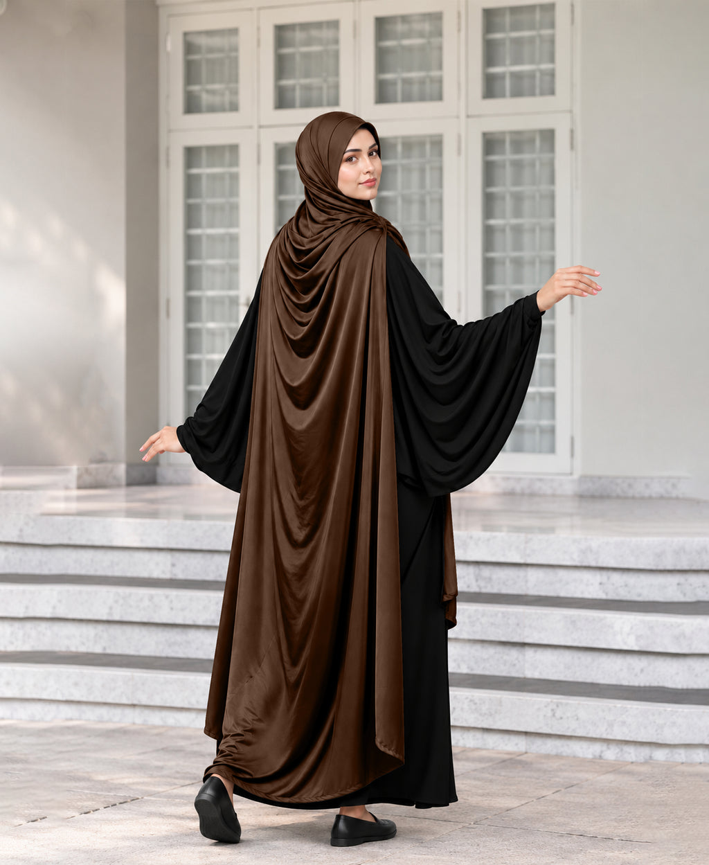 MEHAR HIJAB Ulema Long Hijab for Women - Polycotton, Breathable