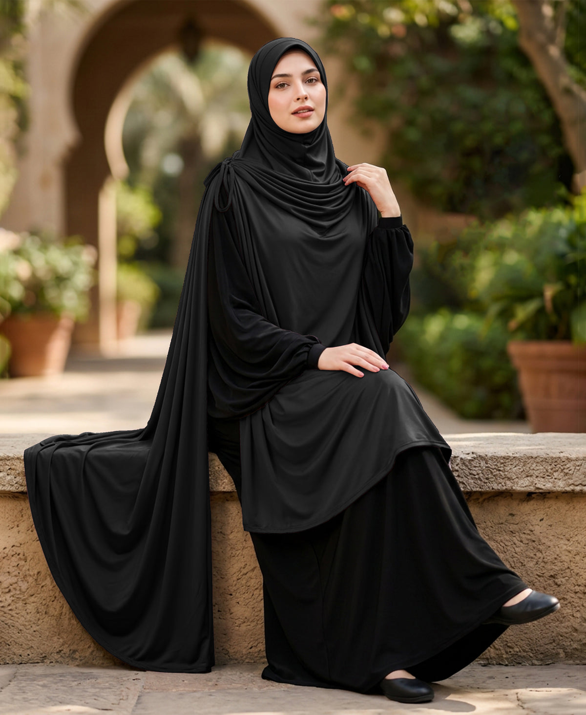 MEHAR HIJAB Ulema Long Hijab for Women - Polyster, Breathable