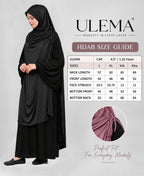 MEHAR HIJAB Ulema Long Hijab for Women - Polyster, Breathable