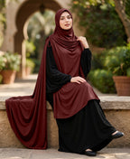 MEHAR HIJAB Ulema Long Hijab for Women - Polyster, Breathable