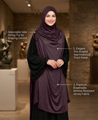 MEHAR HIJAB Ulema Long Hijab for Women - Polyster, Breathable
