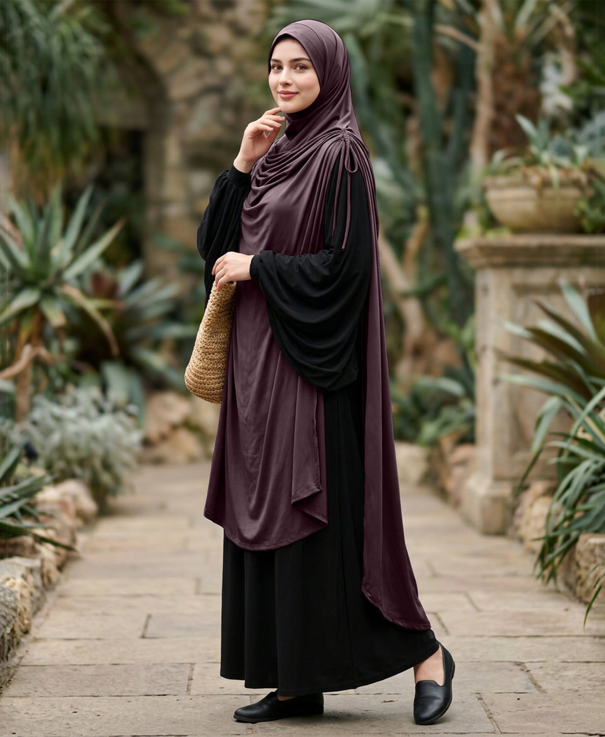 MEHAR HIJAB Ulema Long Hijab for Women - Polyster, Breathable