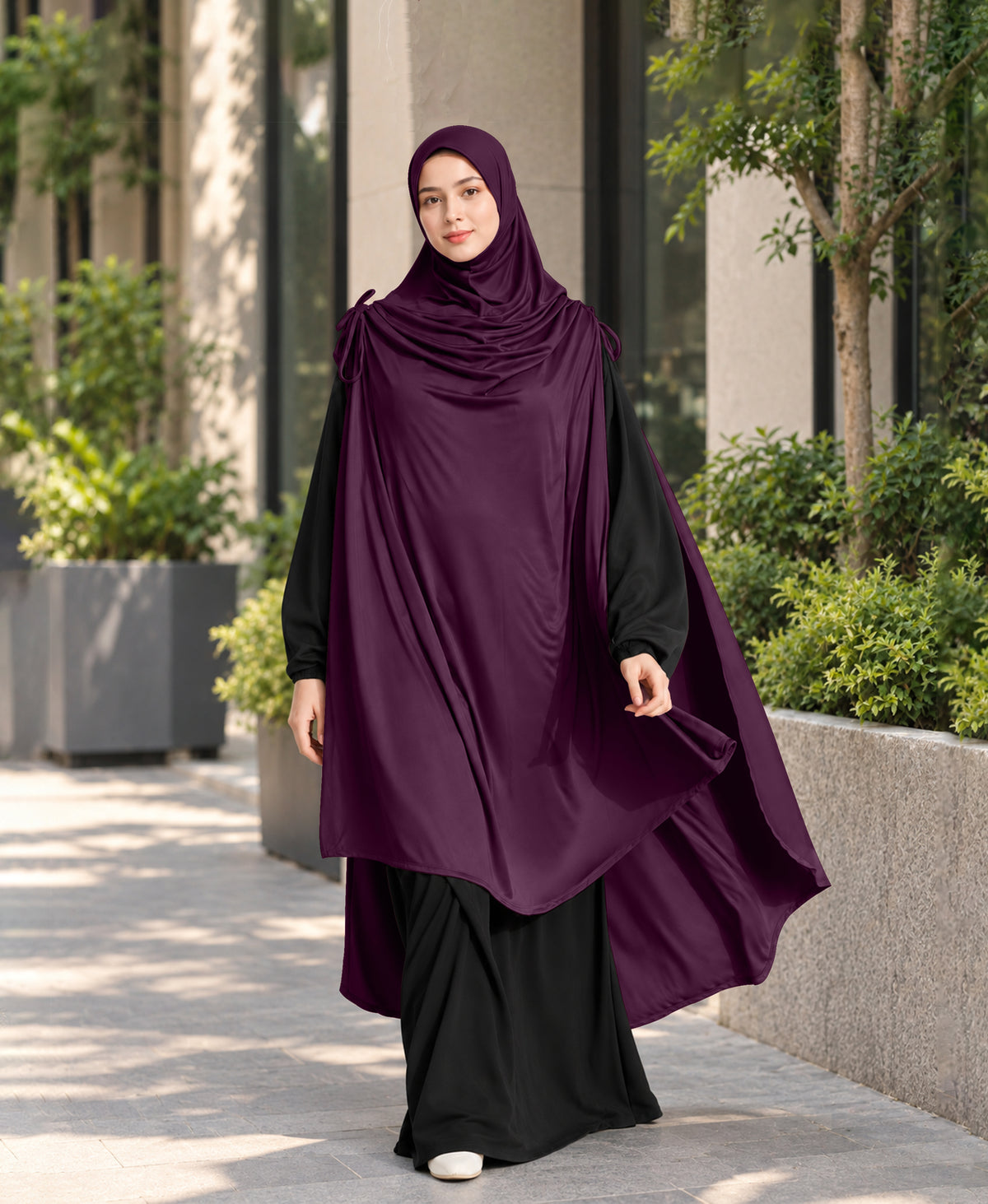 MEHAR HIJAB Ulema Long Hijab for Women - Polyster, Breathable
