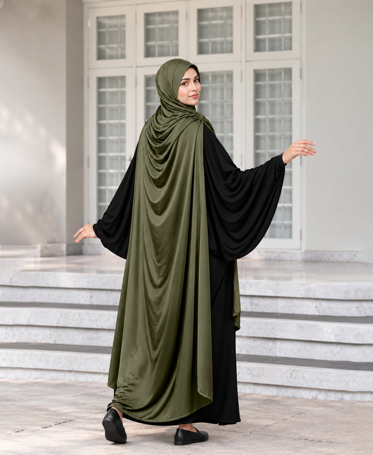 MEHAR HIJAB Ulema Long Hijab for Women - Polyster, Breathable
