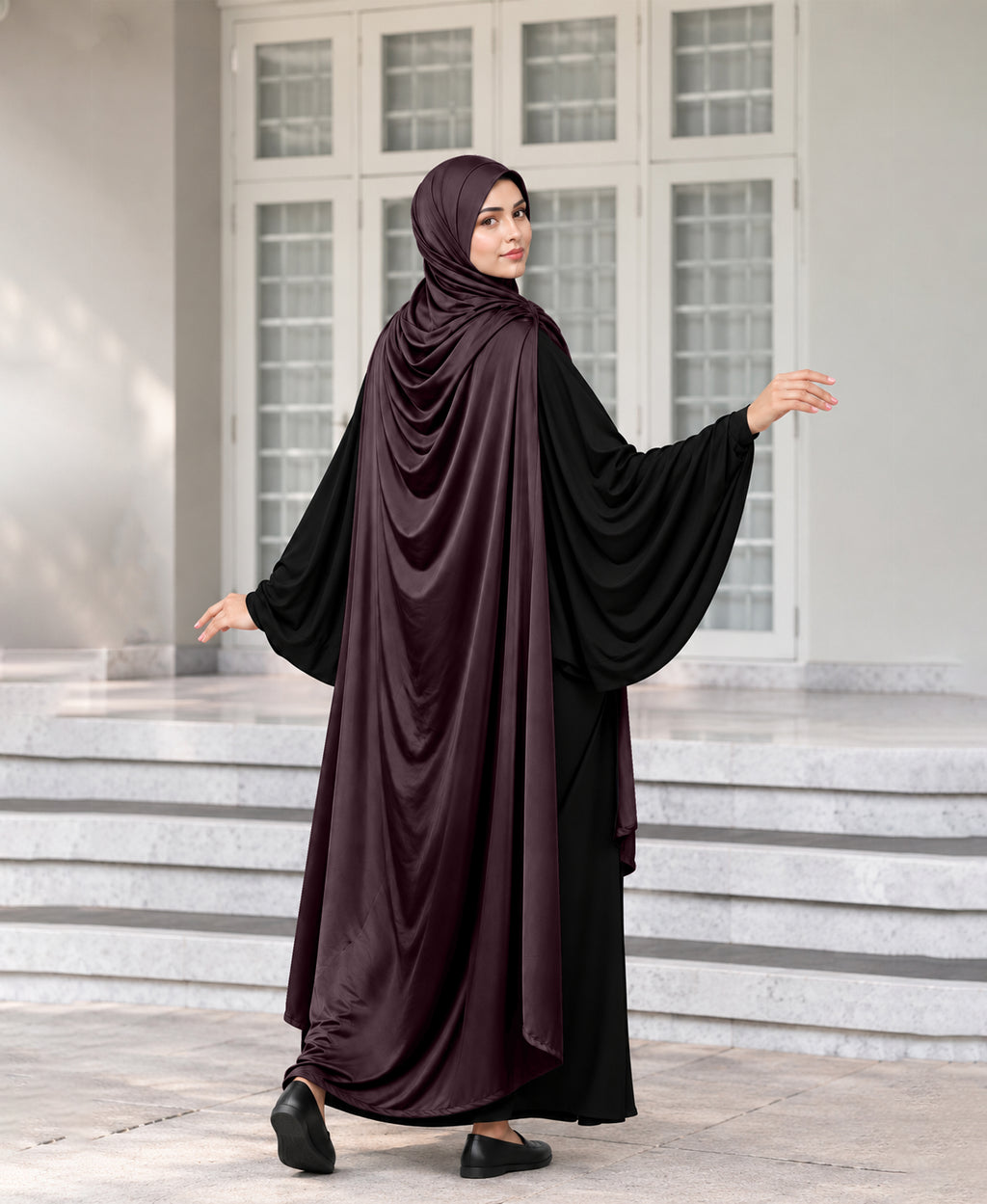 MEHAR HIJAB Ulema Long Hijab for Women - Polyster, Breathable