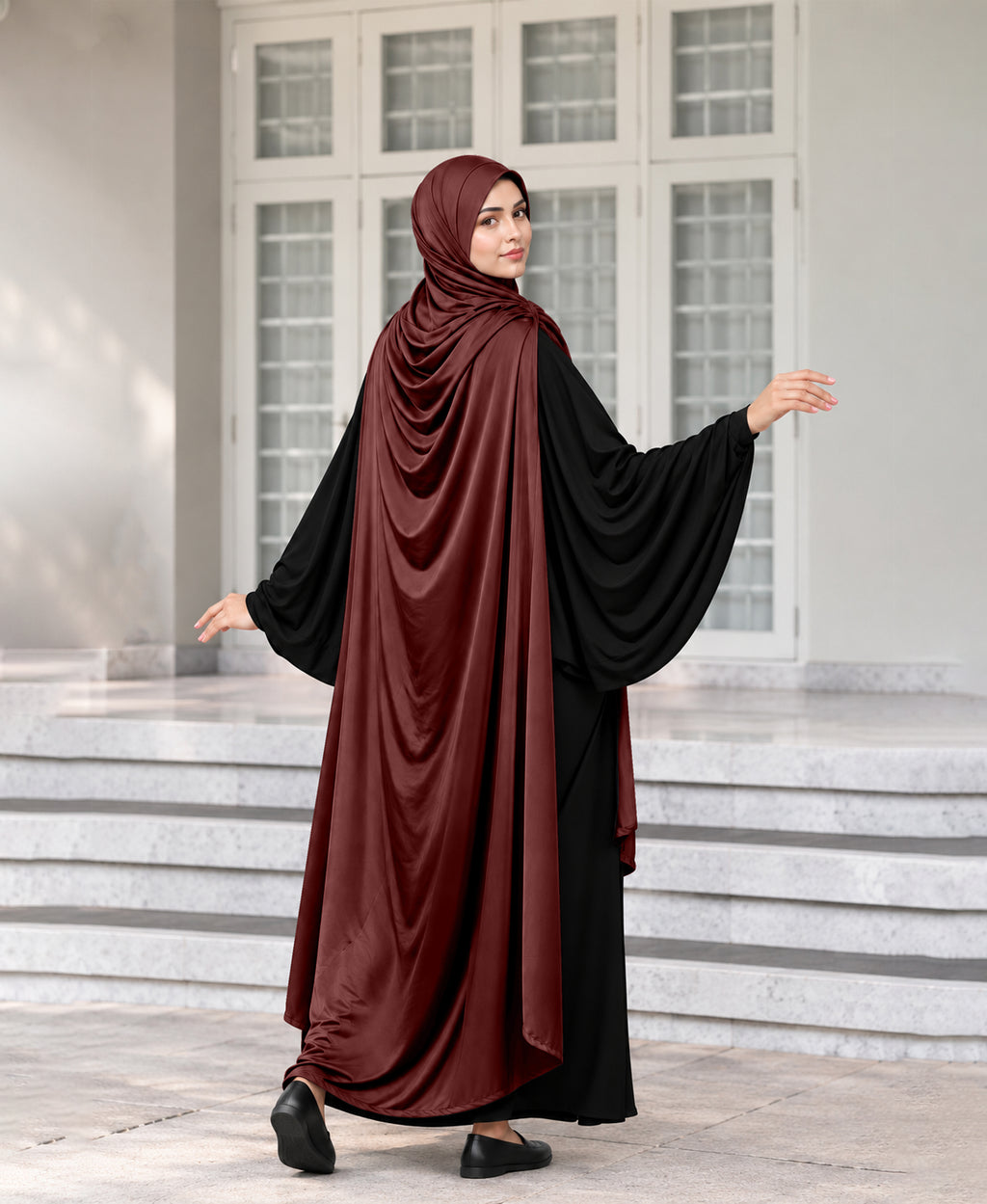 MEHAR HIJAB Ulema Long Hijab for Women - Polyster, Breathable