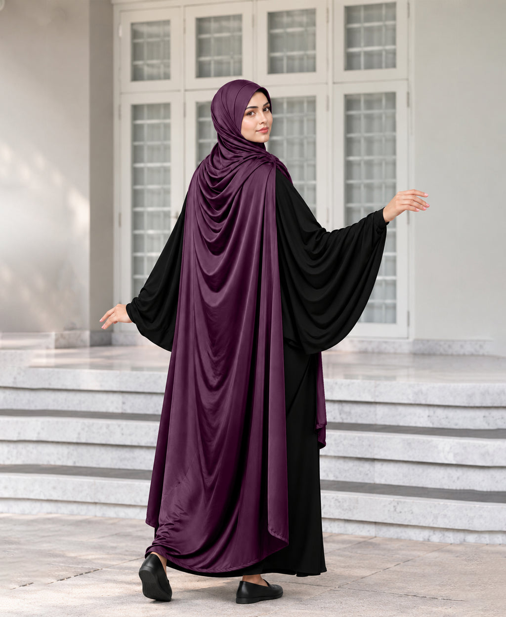 MEHAR HIJAB Ulema Long Hijab for Women - Polyster, Breathable