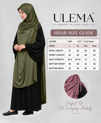 MEHAR HIJAB Ulema Long Hijab for Women - Polyster, Breathable