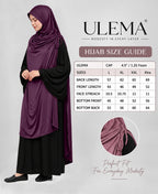MEHAR HIJAB Ulema Long Hijab for Women - Polyster, Breathable