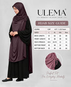 MEHAR HIJAB Ulema Long Hijab for Women - Polyster, Breathable