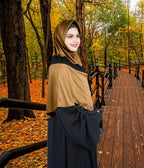 Mehar Shakira Elegant Dual-Tone Knot Hijab