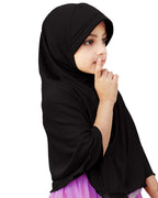 Mehar Hijab's Girl's Plain Long Hijab feel good Little Ma-ale Hijab