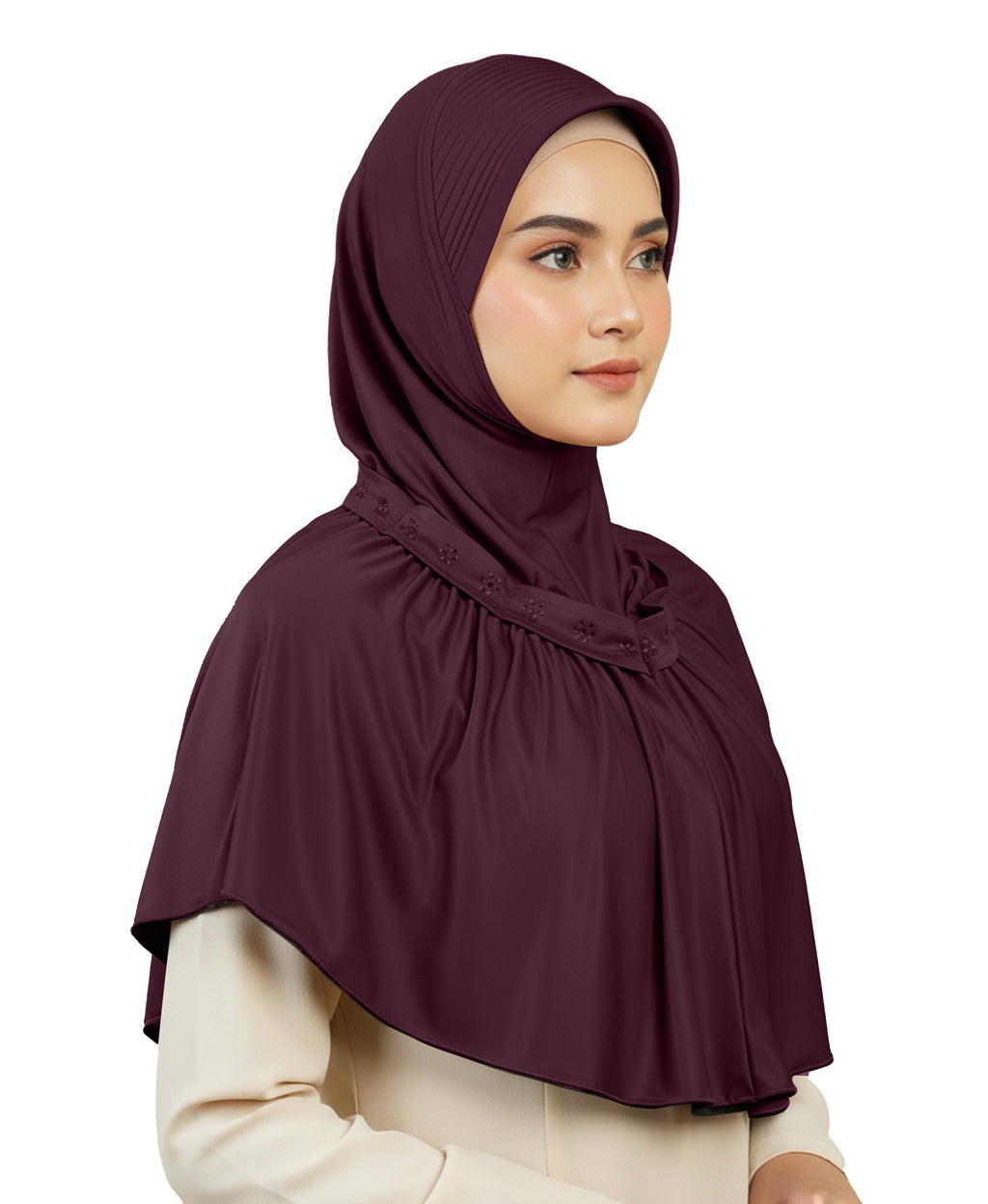 MEHAR HIJAB Fadya Hijab for Women - Satin, Ready-to-Wear