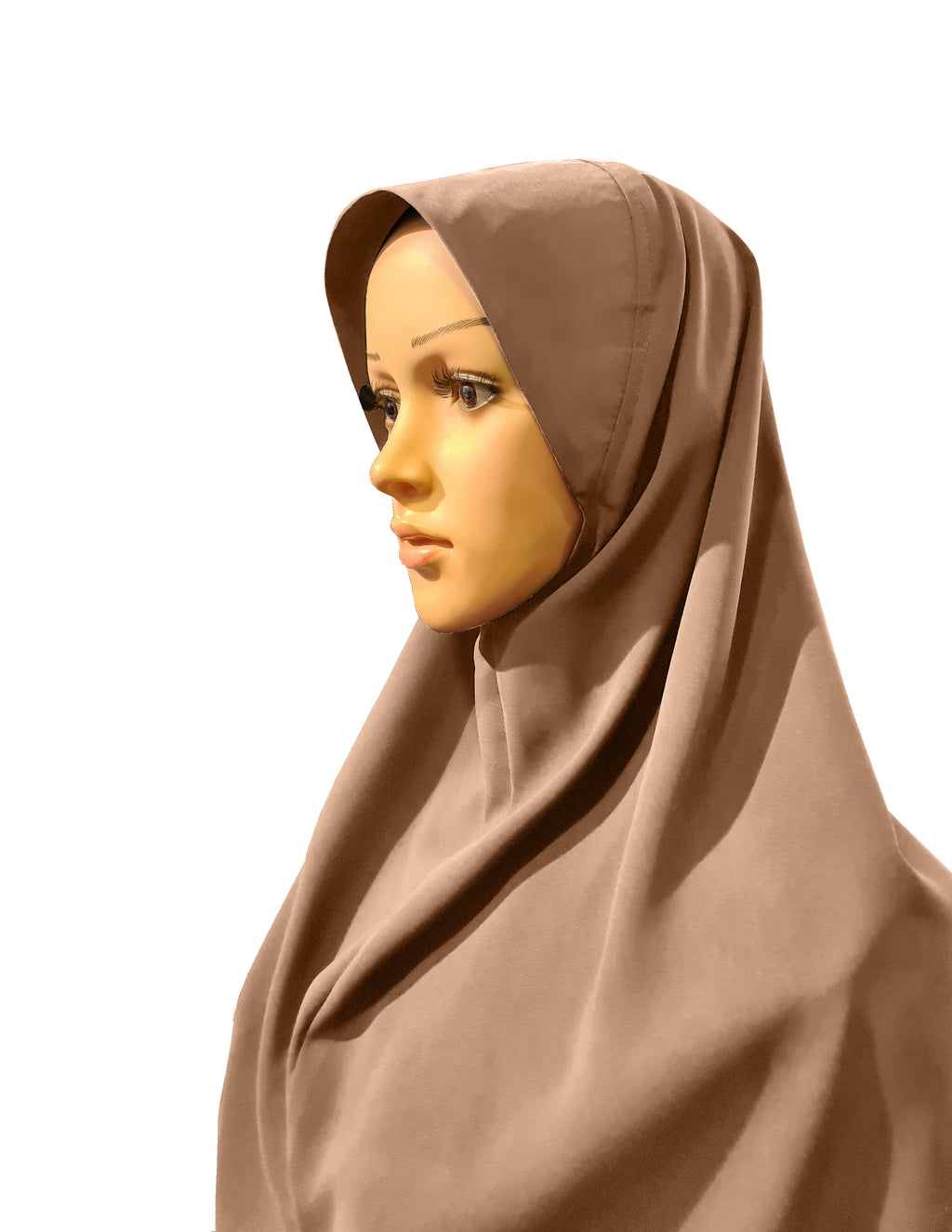Modest Women's Stylish Soft Crepe FATHIMA Round C Cap Salafi Hijab