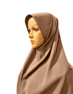 Modest Women's Stylish Soft Crepe FATHIMA Round C Cap Salafi Hijab