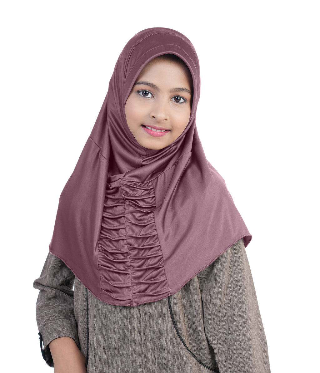 Mehar Nisa Hijab for Girls Hijabs Modest Wear with Front Pleated Detaili