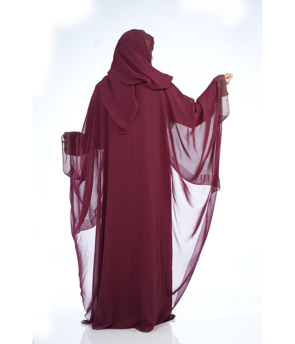 Mehar Premium Stylish Party Ramzia abaya,