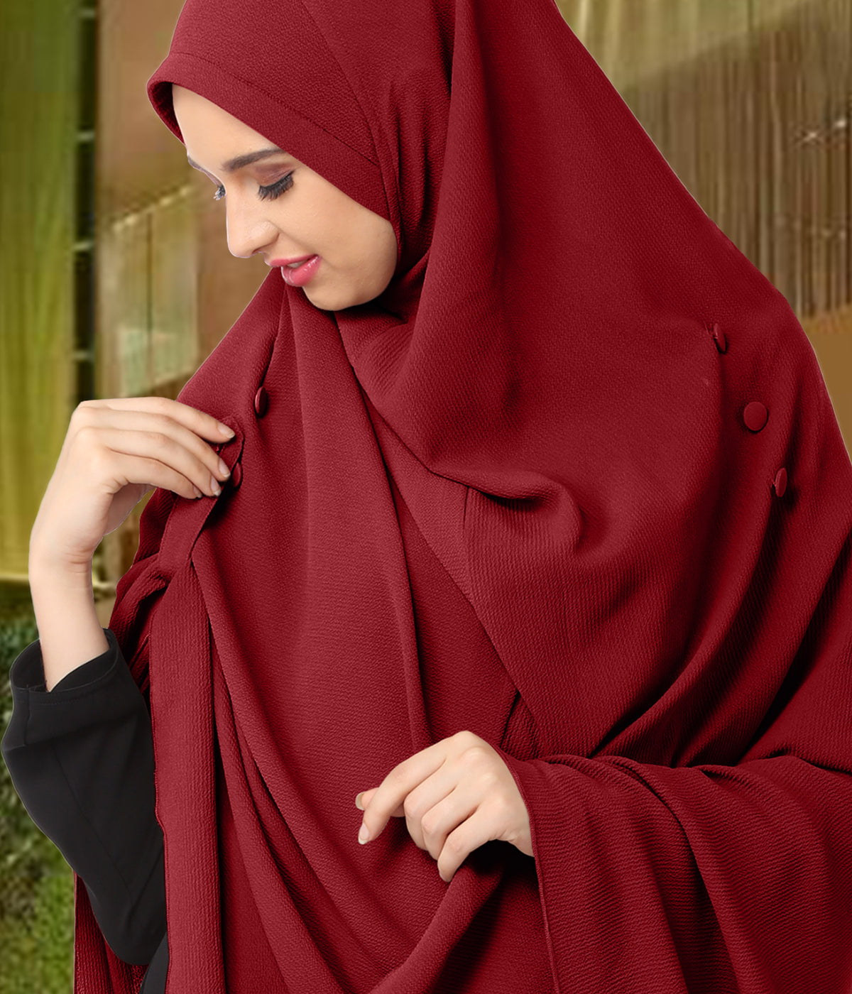 Modest Women's Stylish Rich Premium Texture fabric Crepe Long Hijab HEERA HAMDA