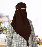 Muslim Modest Women's Sana Single Layer Niqab-Face Veil/Nosepiece