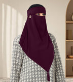Muslim Modest Women's Sana Single Layer Niqab-Face Veil/Nosepiece
