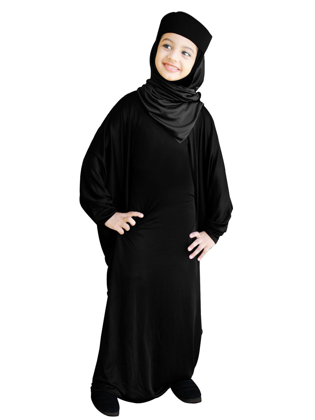 Mehar Hijab's Modest Girl's Stylish Look Little Mahriya Girls Abaya Full set