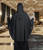 Women's Stylish Soft Rich Polyester Fabric Hanana Sleeve Hijab F Size