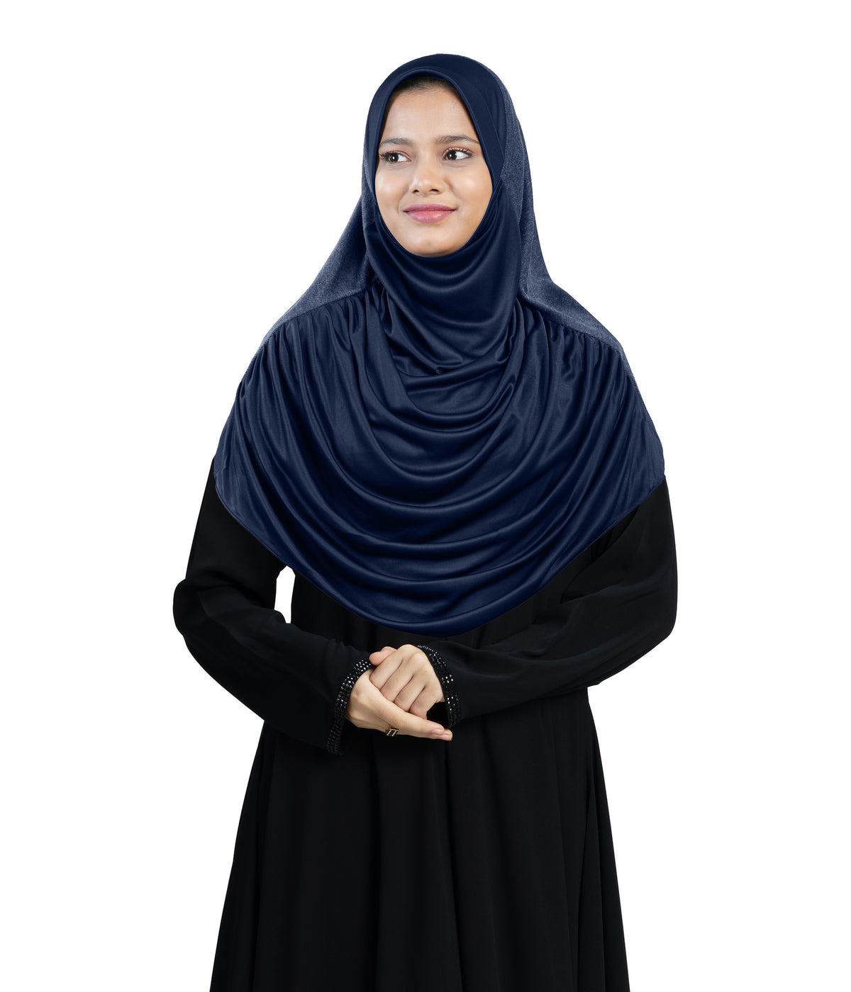 Mehar Faeezah DD Hijab – Dual-Drape Two-Tone Layered Hijab for Modest