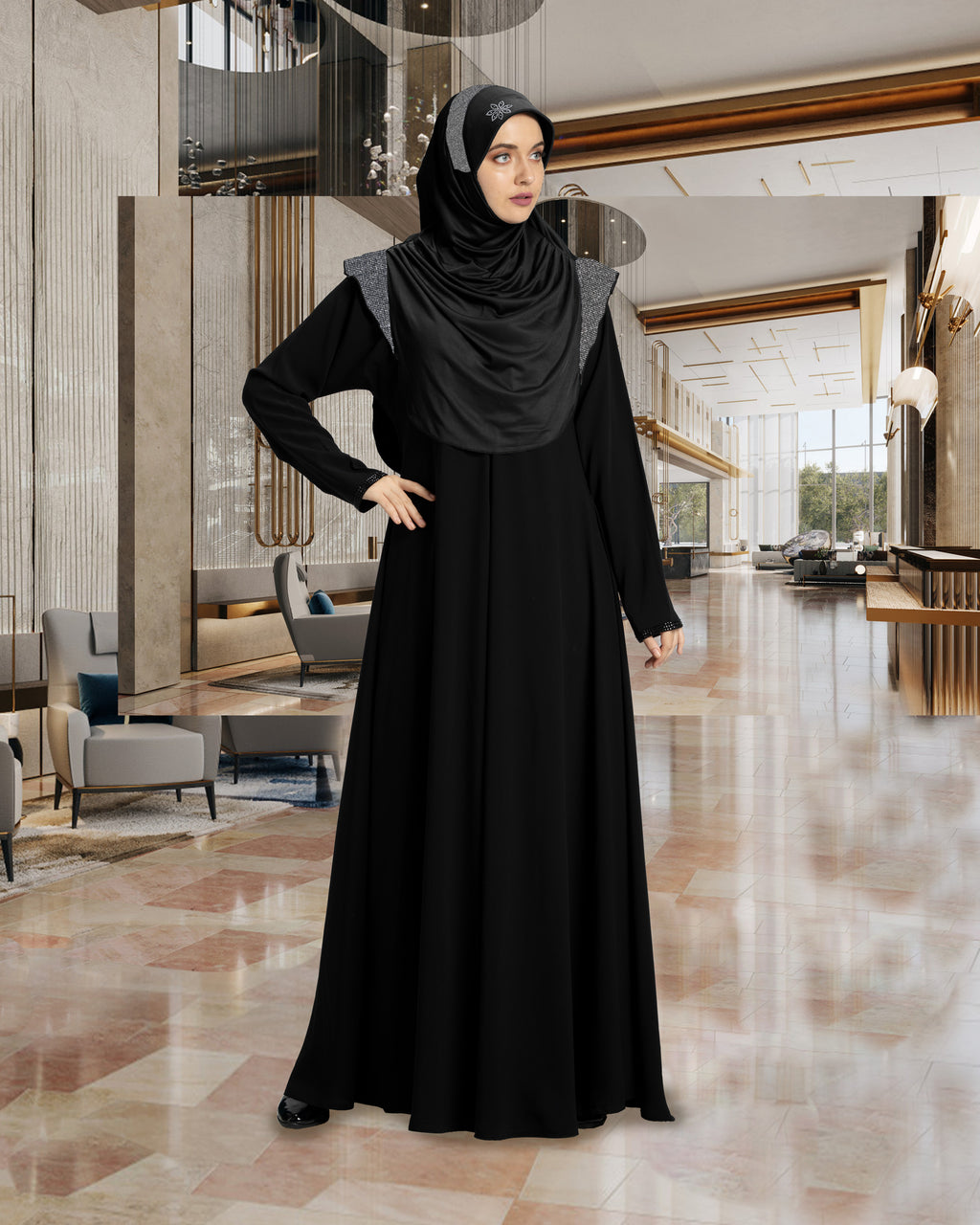 Modest Fashion Women's Soft feel good Fabric Naaz Hijab