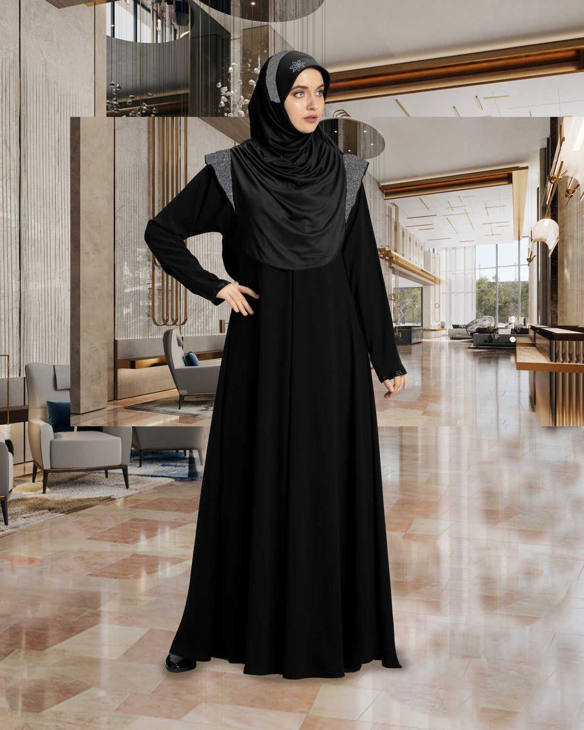 Modest Fashion Women's Soft feel good Fabric Naaz Hijab