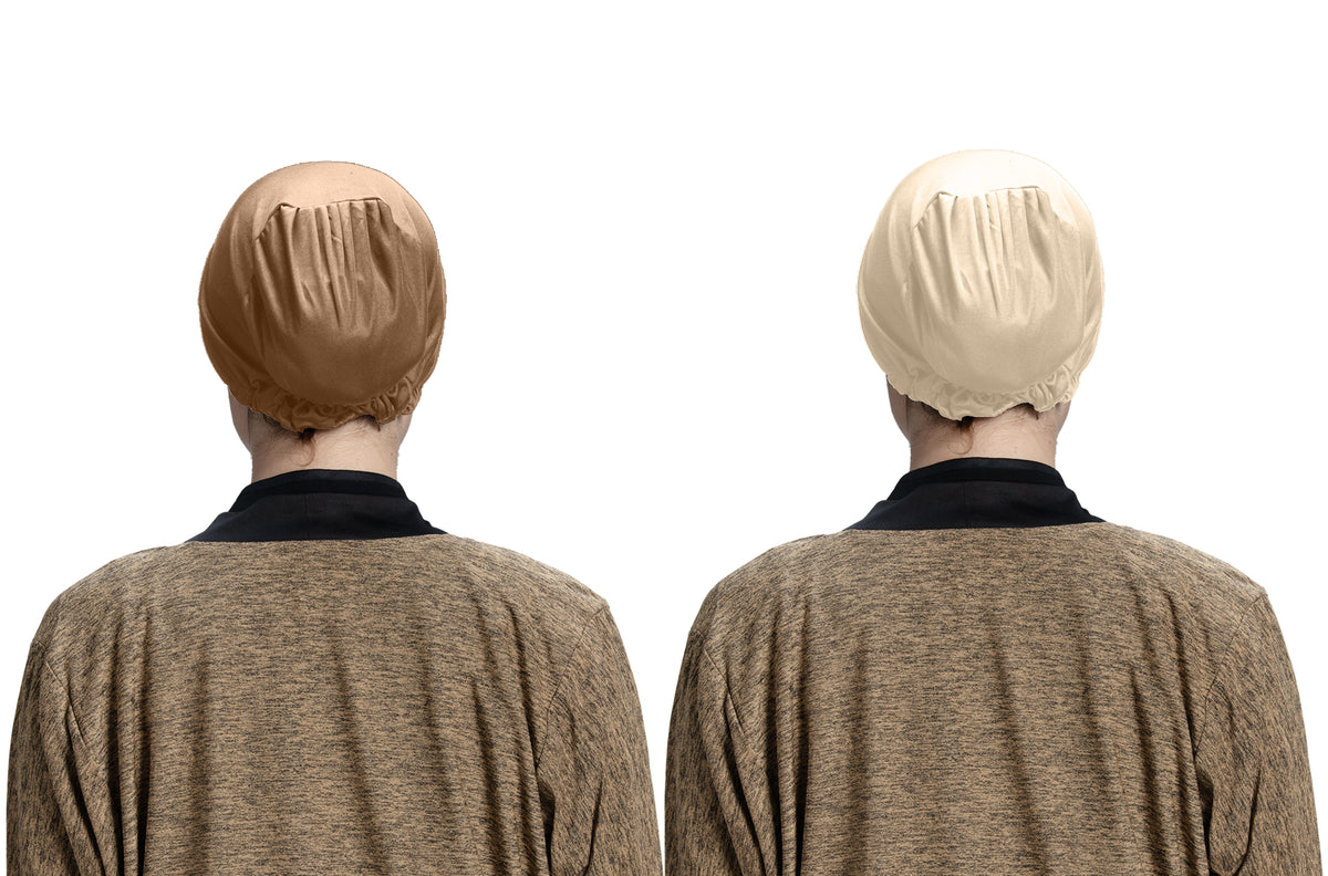 Mehar Hijab Women's Hair Bonnet SD Cap (set of 2)