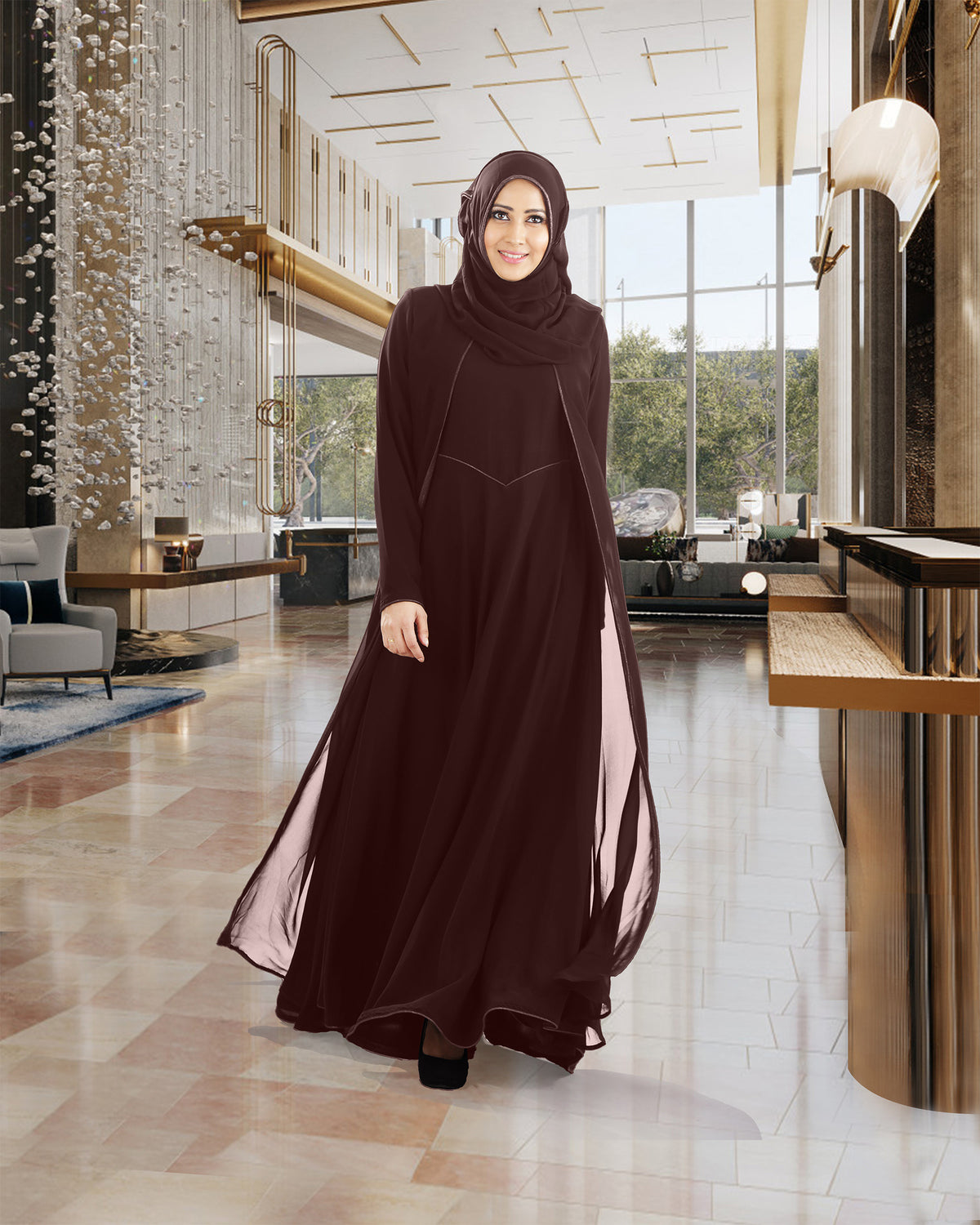 Mehar Hijab Modestly Stylish Look Classy and elegant Marium Premium Abay