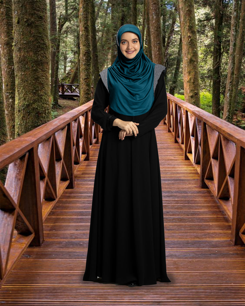 Mehar Hijab's Modest Women's Designed Stylish Cut Naaz Hijab XL