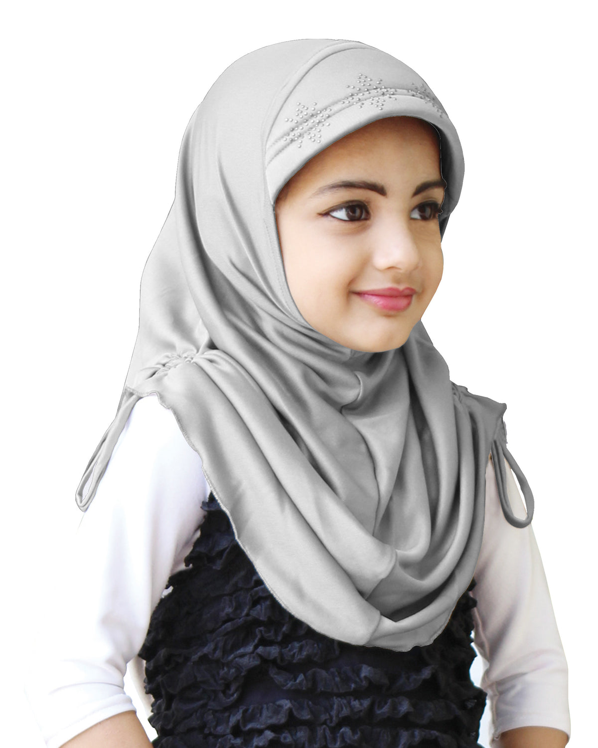 MEHAR HIJAB'S Girl's Scarf Embellished Little Heena Hijab