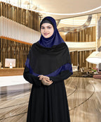 Mehar Dual-Tone Layered Elegance-Coverage-Comfort Razia Hijab