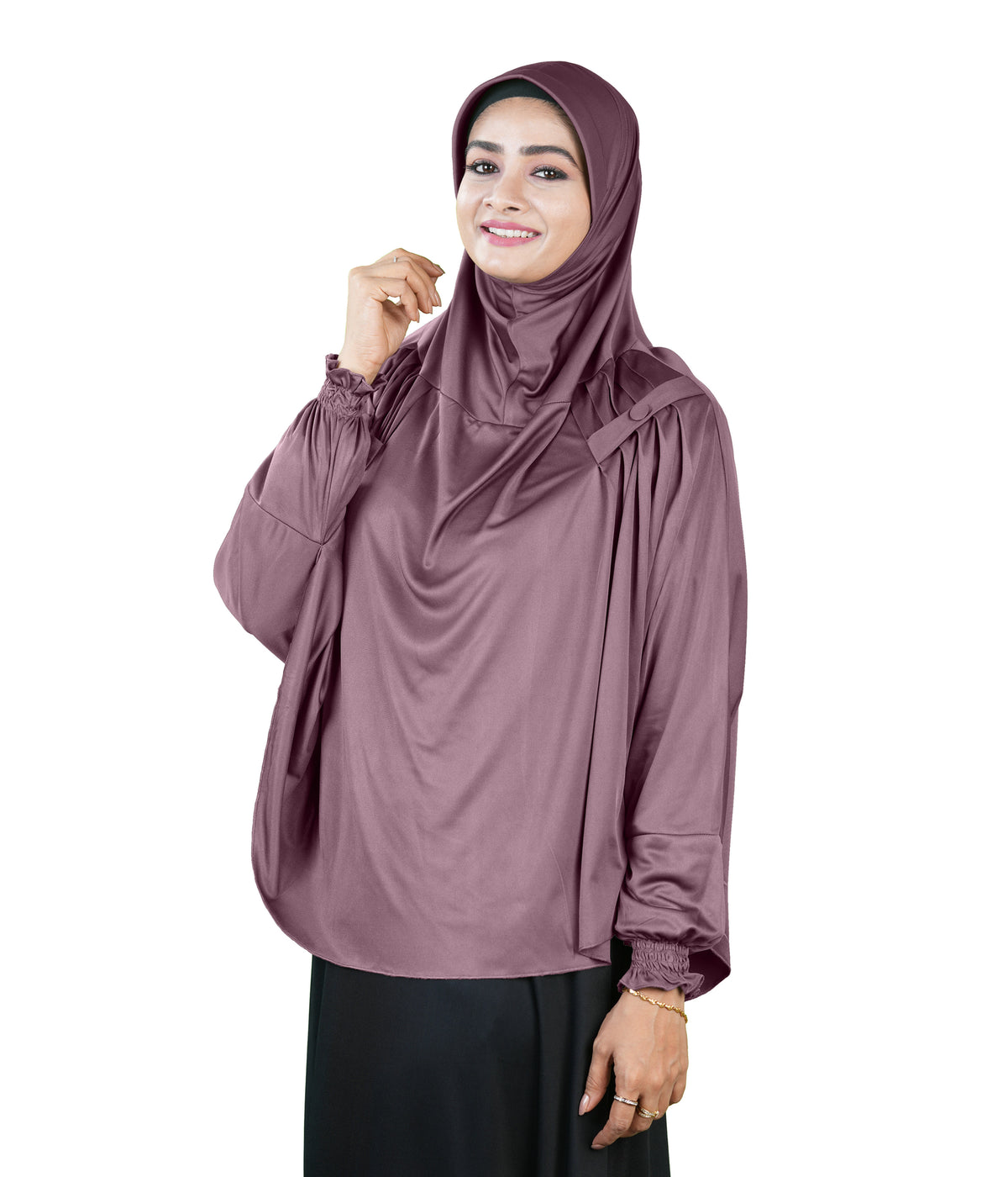 Mehar Hijabs Modest Elegant Saima Farasha type Hijab – One-Piece
