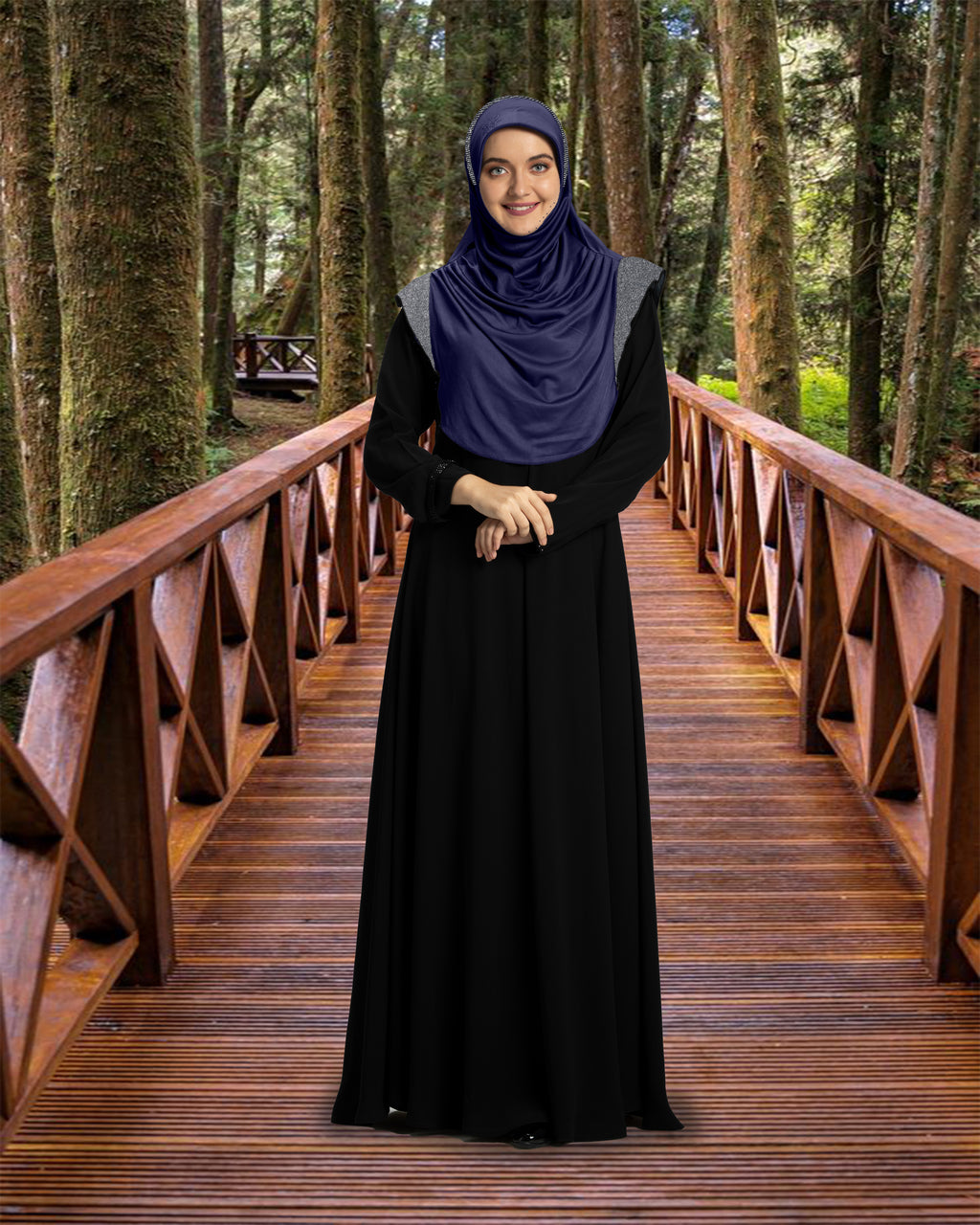 Mehar Hijab's Modest Women's Designed Stylish Cut Naaz Hijab