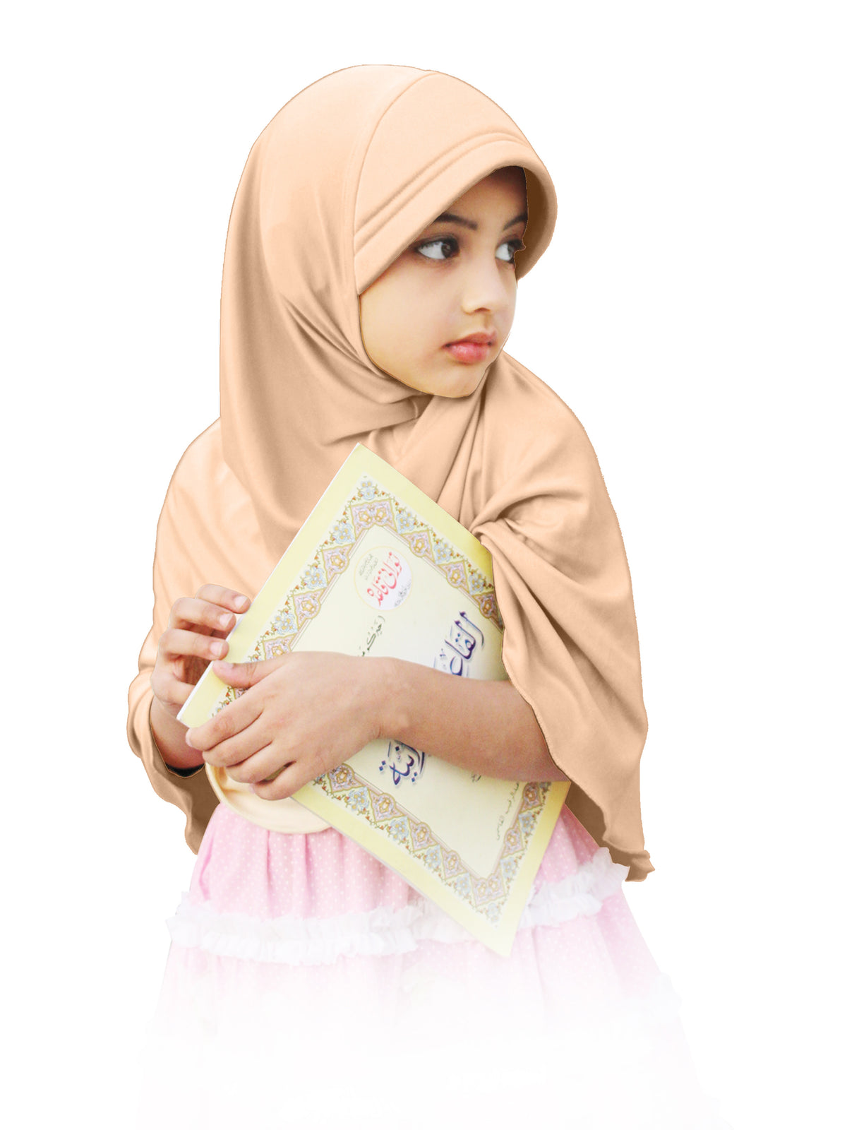 Mehar Hijab's Girl's Plain Long Hijab feel good Little Ma-ale Hijab