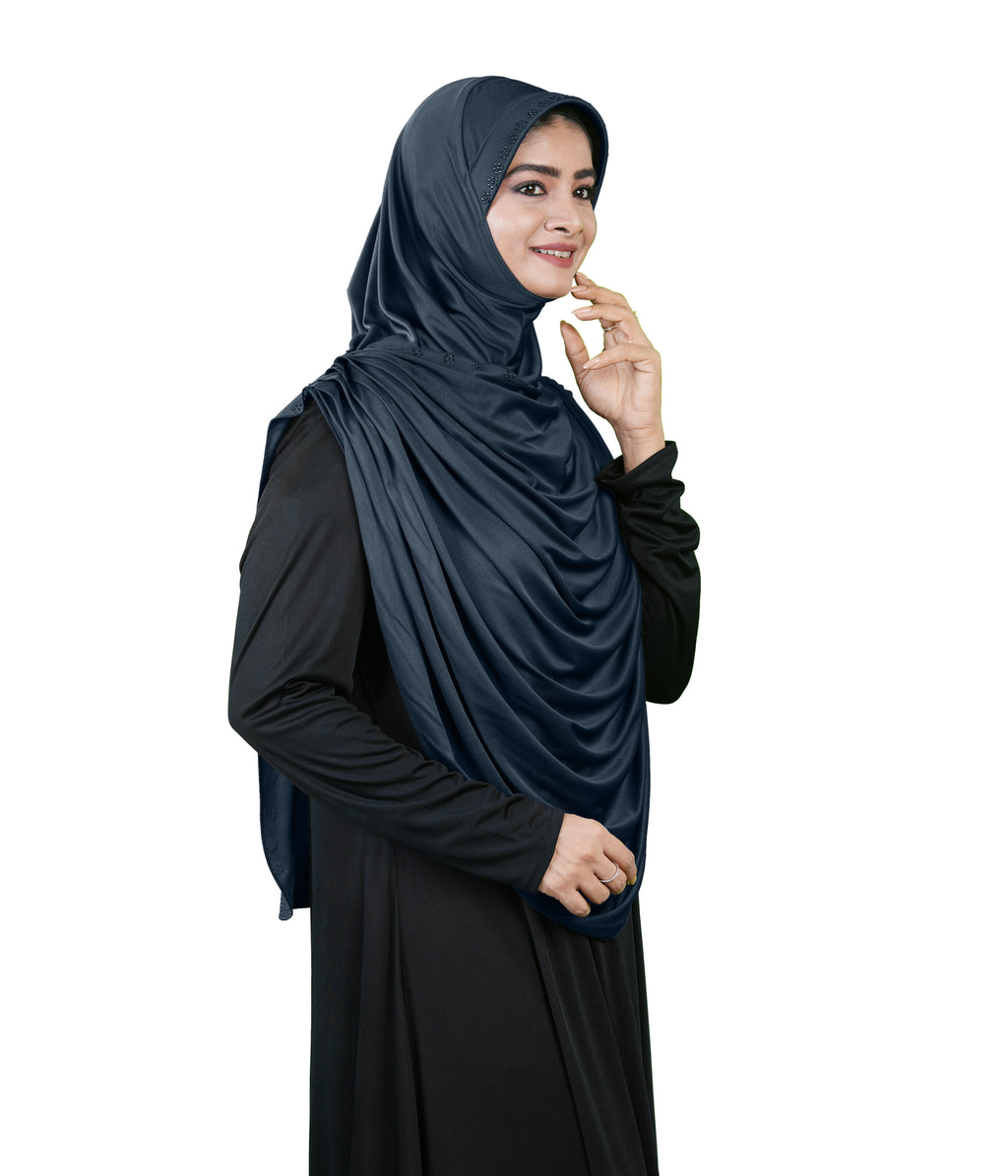 Modest Fashion by Mehar Laila Two-Piece Frilled Hijab Set