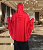 Women's Stylish Soft Rich Polyester Fabric Hanana Sleeve Hijab F Size