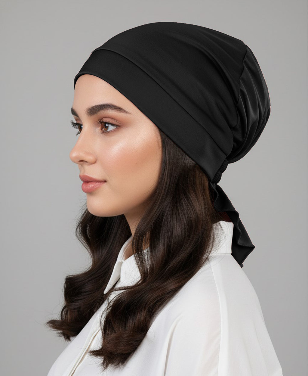 Aleena Tail Cap – Premium Hijab Undercap with Elegant Tail, Soft Stretch Modest
